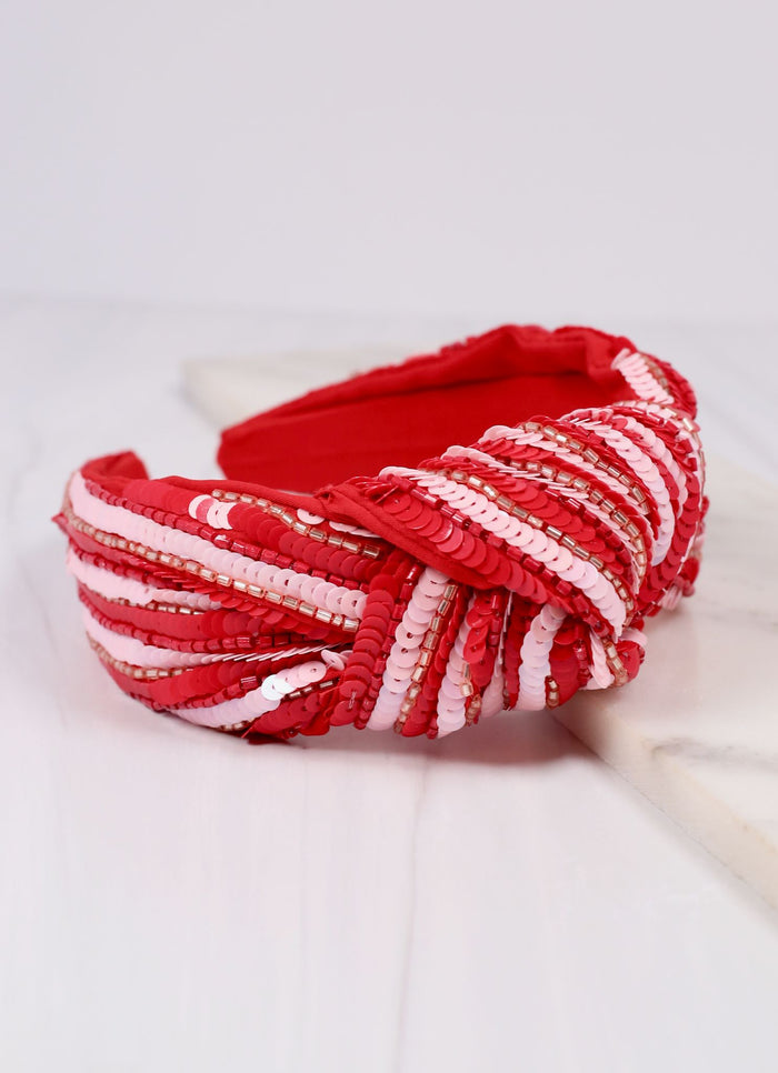 Sparkle So Bright Red Headband