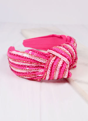 Sparkle So Bright Pink Headband