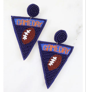 Auburn Gameday Pendant Earrings