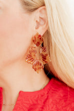 Michelle Earrings in Caramel