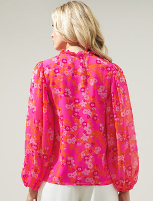 Flirty Floral Fall Top