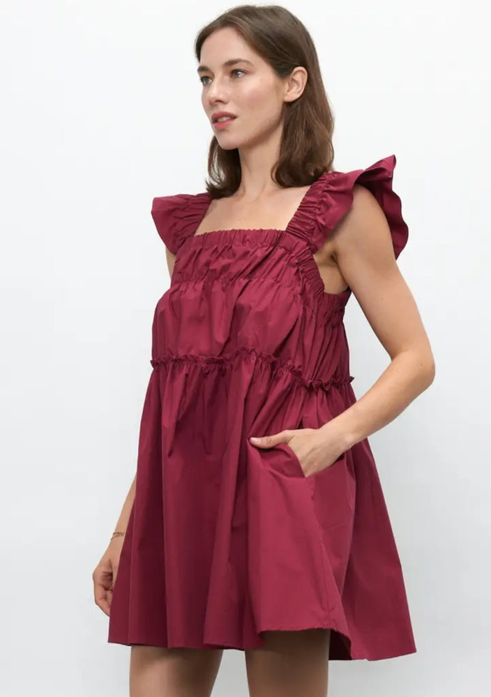 Game Day Dress- Garnet