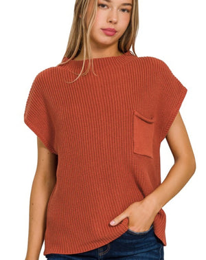 Hello Fall Sweater in Burnt Orange