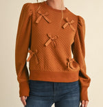 Sugar and Spice Bow Sweater