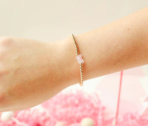 Beaded Blondes- Bow Bracelet