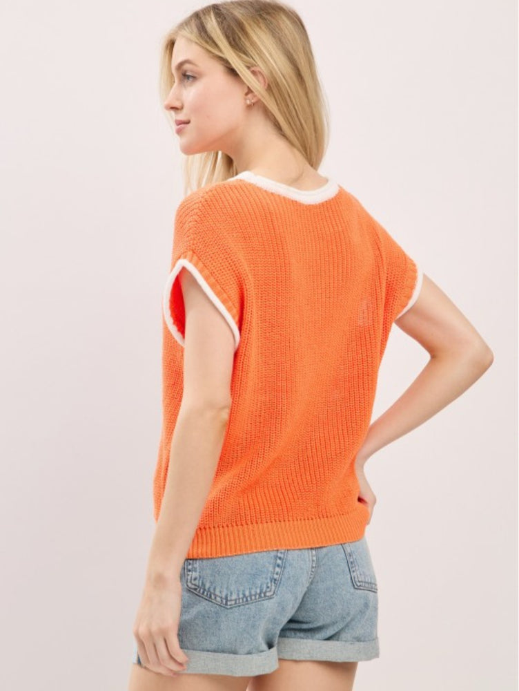 The Tess Knit in Maroon
