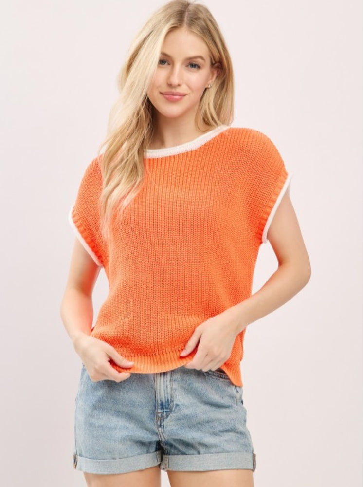 The Tess Knit in Maroon