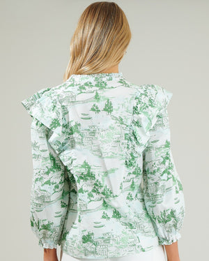 Preppy Little Toile Top