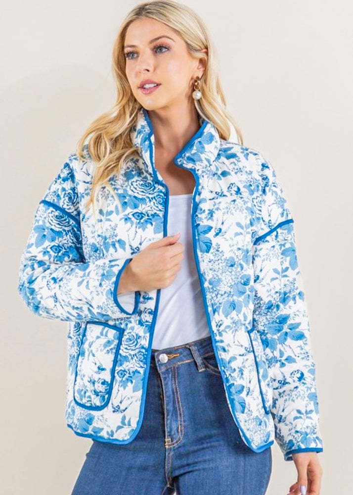 Preppy Quilted Jacket