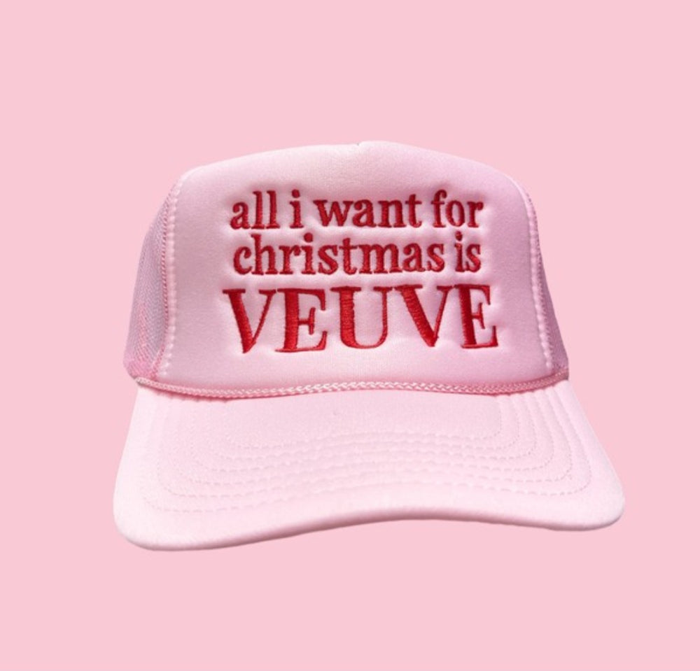 All I want for Christmas is Veuve- Hat