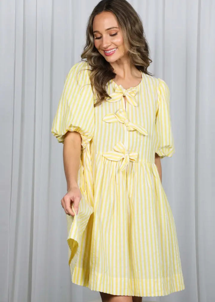 Butter Yellow Dress