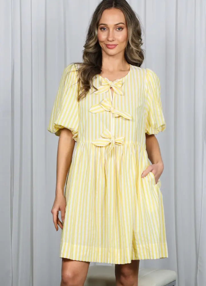Butter Yellow Dress