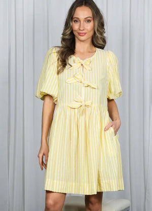 Butter Yellow Dress