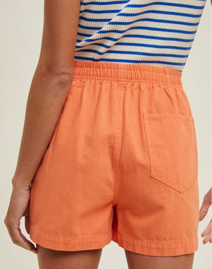 Cabana Crush Shorts in Tangerine