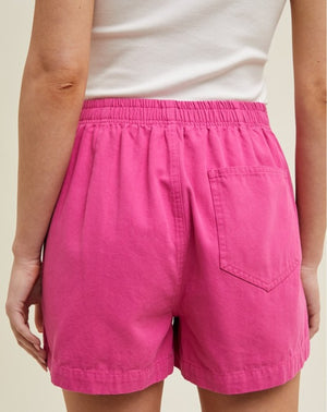 Cabana Crush Shorts in Fuchsia Pink
