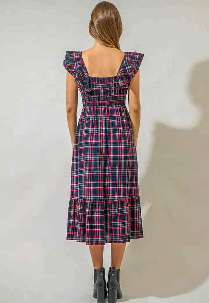 The Chapman Plaid Smocked Dress