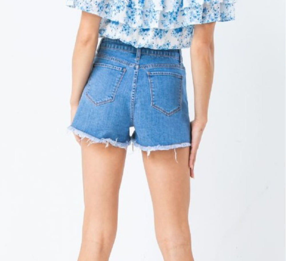 Cape Coast Denim Shorts