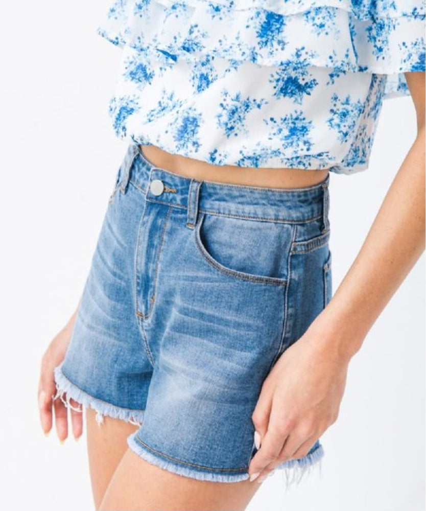 Cape Coast Denim Shorts