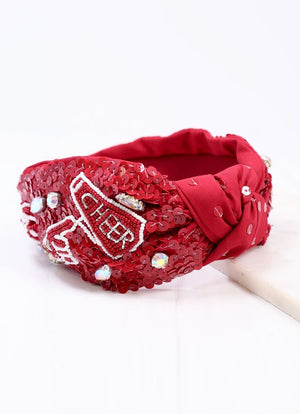 Game Day Headband- Maroon