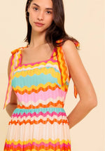 Summer Stripes Maxi Dress