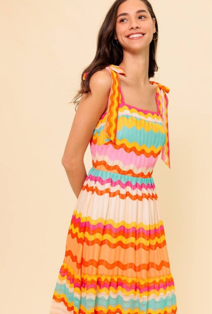 Summer Stripes Maxi Dress