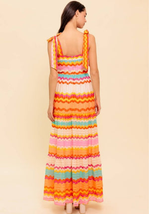 Summer Stripes Maxi Dress