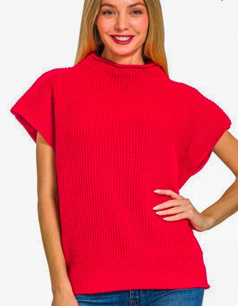 Hello Christmas Sweater in Red