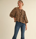 Leopard Lovin' Peplum Top