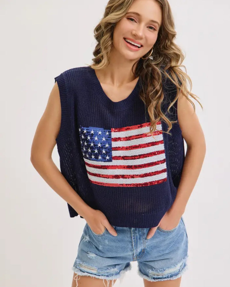 Cue the Sparklers Sequin Knit