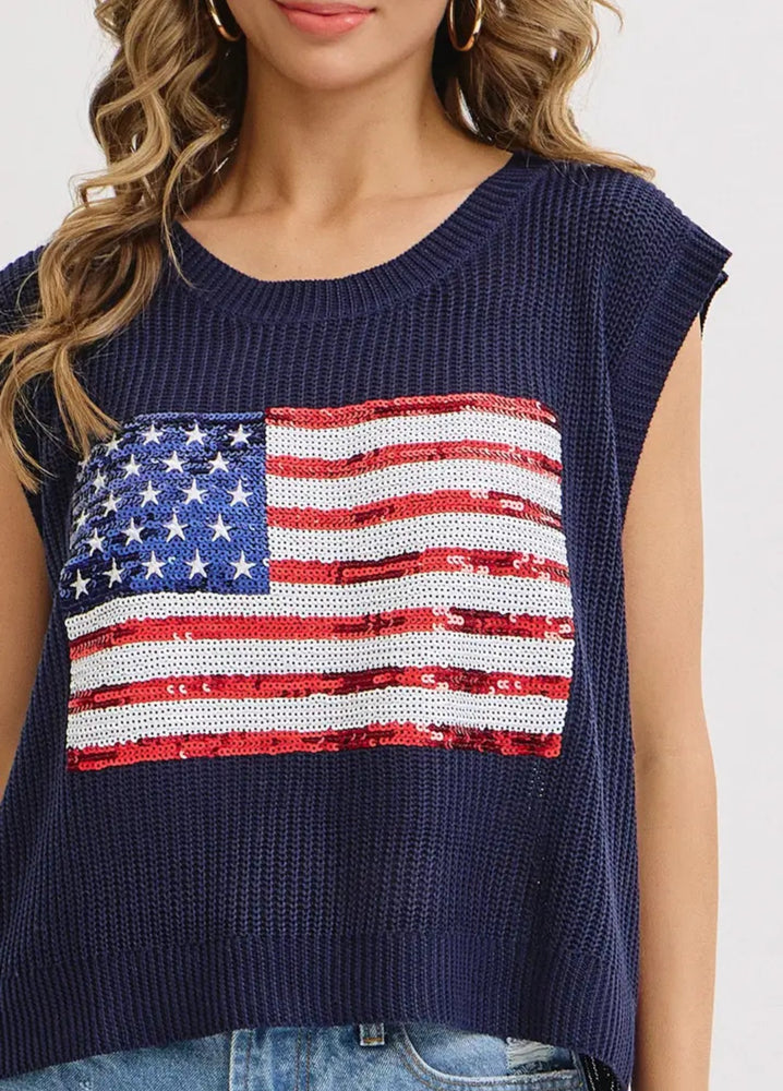 Cue the Sparklers Sequin Knit