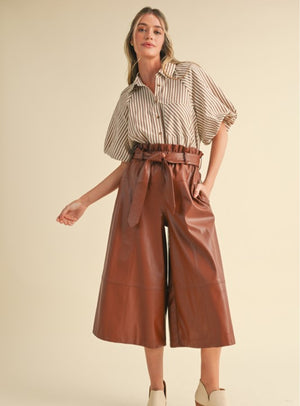 The Pecan Stripe Top