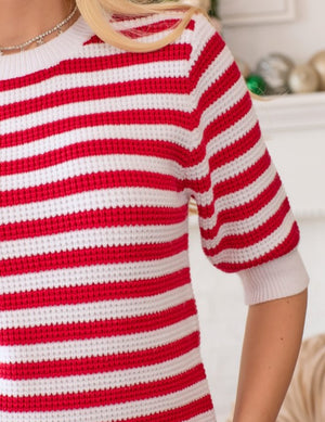 Candy Cane Cheer Sweater