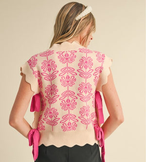 The Poppy Sweater in Hot Pink
