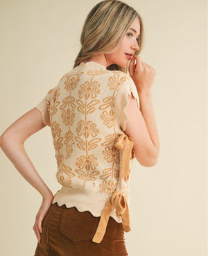 The Poppy Scalloped Sweater