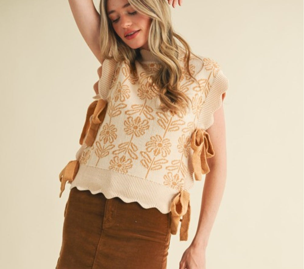 The Poppy Scalloped Sweater