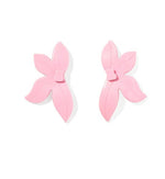 Pink Peony Earrings