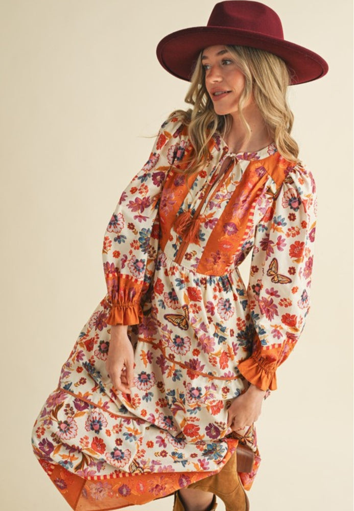 The colors of Fall Maxi Dress
