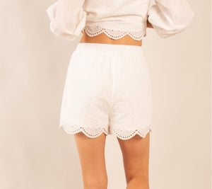 Sea Salt Eyelet Shorts