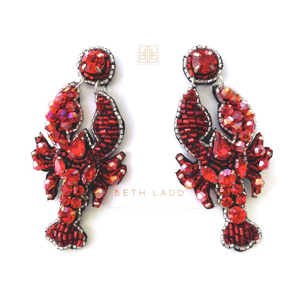 Red Lobster Earrings