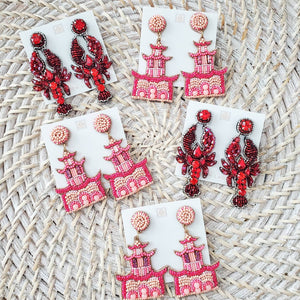 Red Lobster Earrings